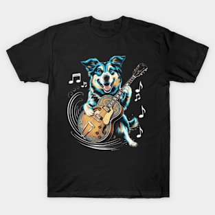 Guitar Dog Music Canine Jam Session T-Shirt